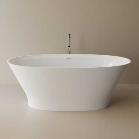 Cadă freestanding ovală din compozit mineral BT 0538 1670 INT, 167×81 cm